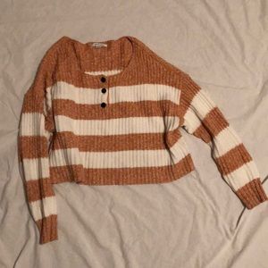 Small American eagle stripped sweater